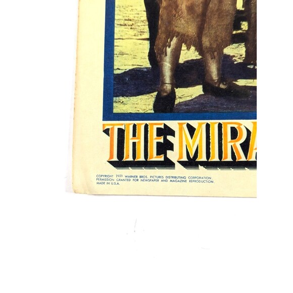 The Miracle 1959 Original Lobby Card Movie Poster War Carroll Baker‎ Roger Moore - Picture 8 of 8